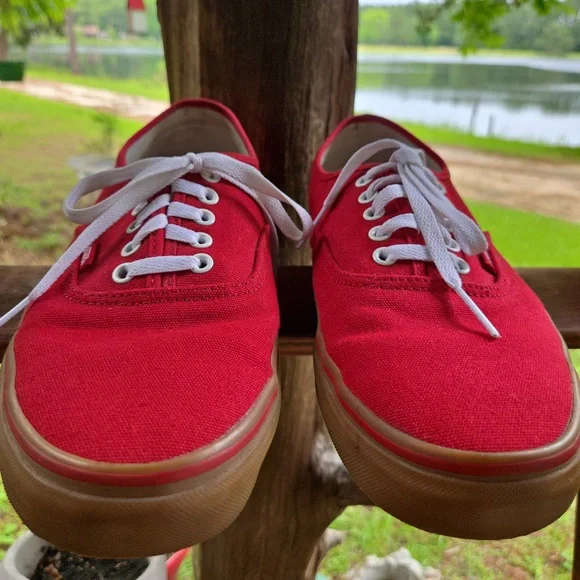 Vans Chili Pepper Red Gumsole Skate Sneaker Mens 11 - Picture 5 of 12